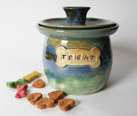 Lidded Pet Treat Jar