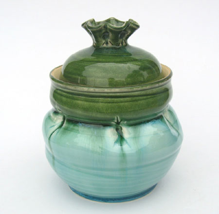Stoneware Lidded Jar