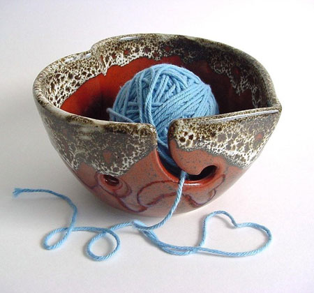 Heart Shaped Yarn Bowl