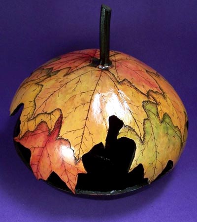 Maple Leaf Gourd Potpourri Dish