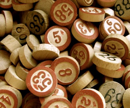 Wooden Game Number Pieces