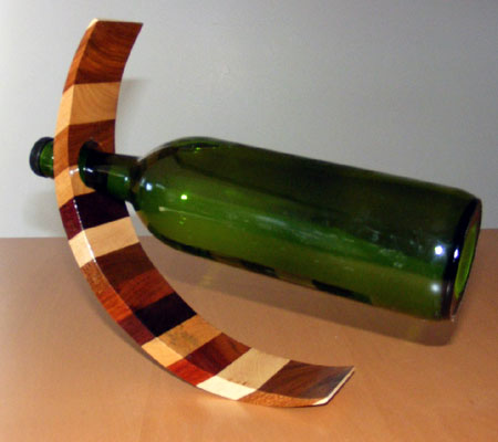 Cresent Wine Bottle Balance Rack