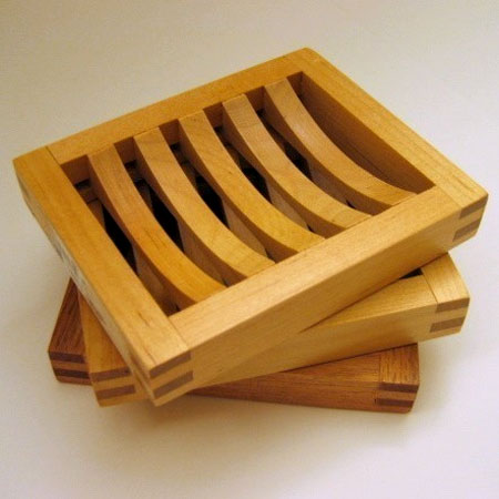 Hand Crafted Wooden Soap Dishes