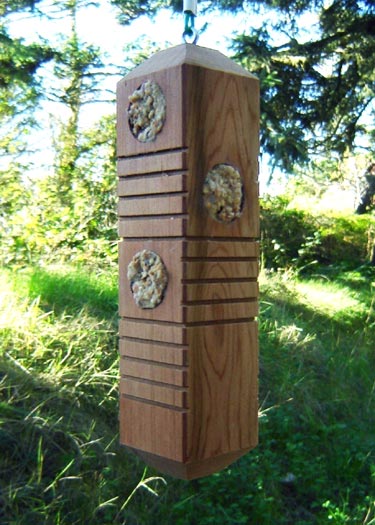 Cedar Woodpecker Feeder